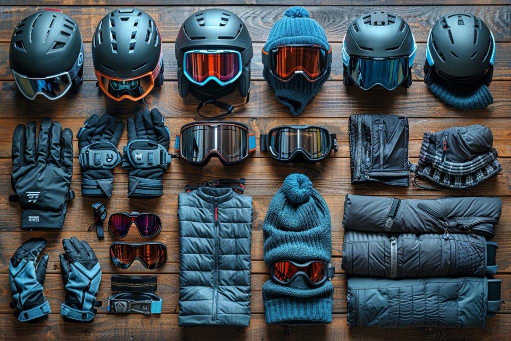 Les essentiels des accessoires de ski : casques, lunettes, gants, bonnets