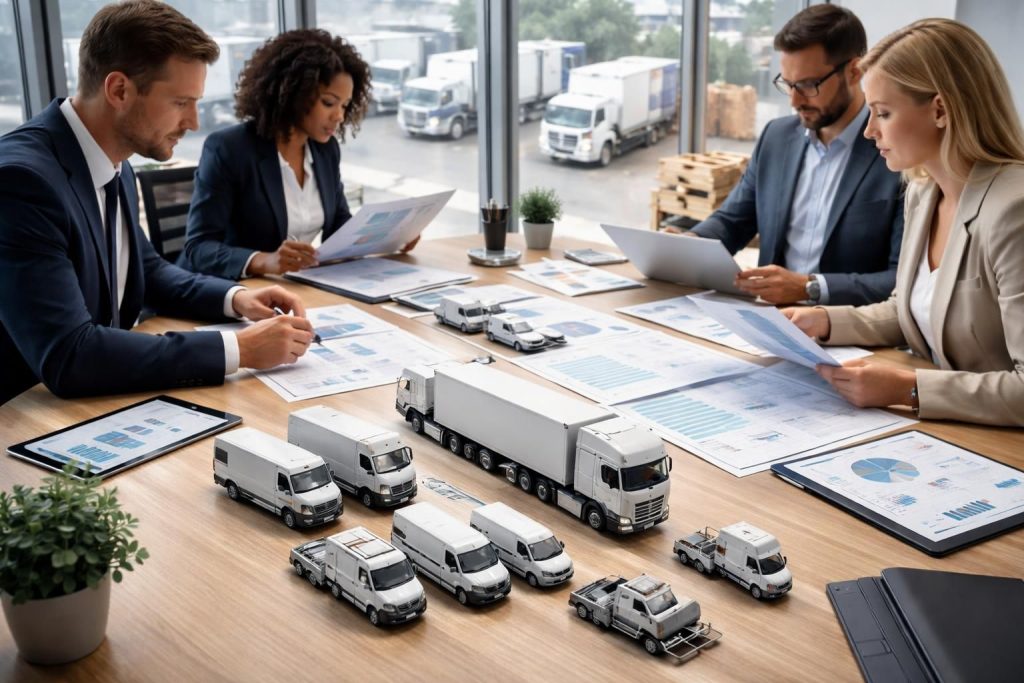 Céder votre entreprise avec analyse des actifs logistiques et flottes de véhicules professionnels
